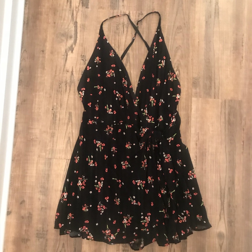 Free People Tango at Night Romper in Black